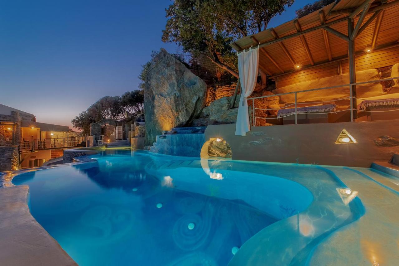 Agia EleousaAegean Castle Andros - Adults Only公寓式酒店 外观 照片
