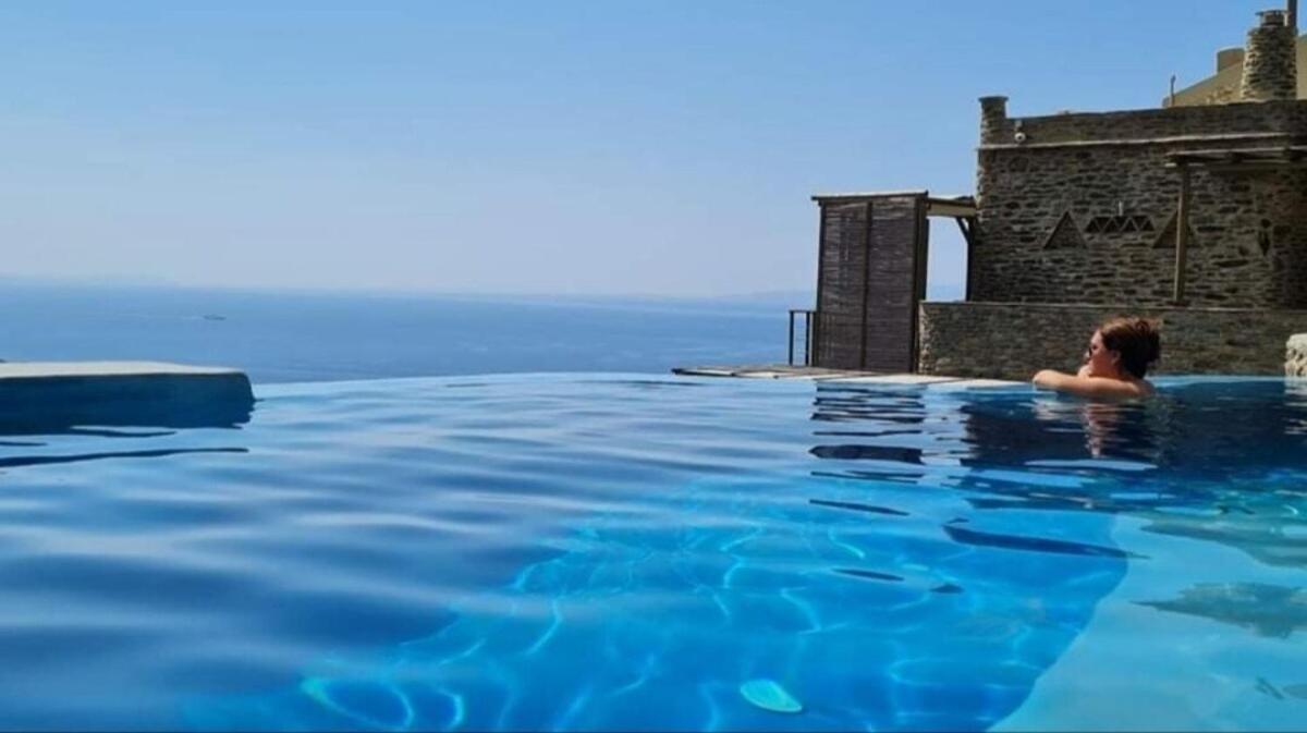 Agia EleousaAegean Castle Andros - Adults Only公寓式酒店 外观 照片