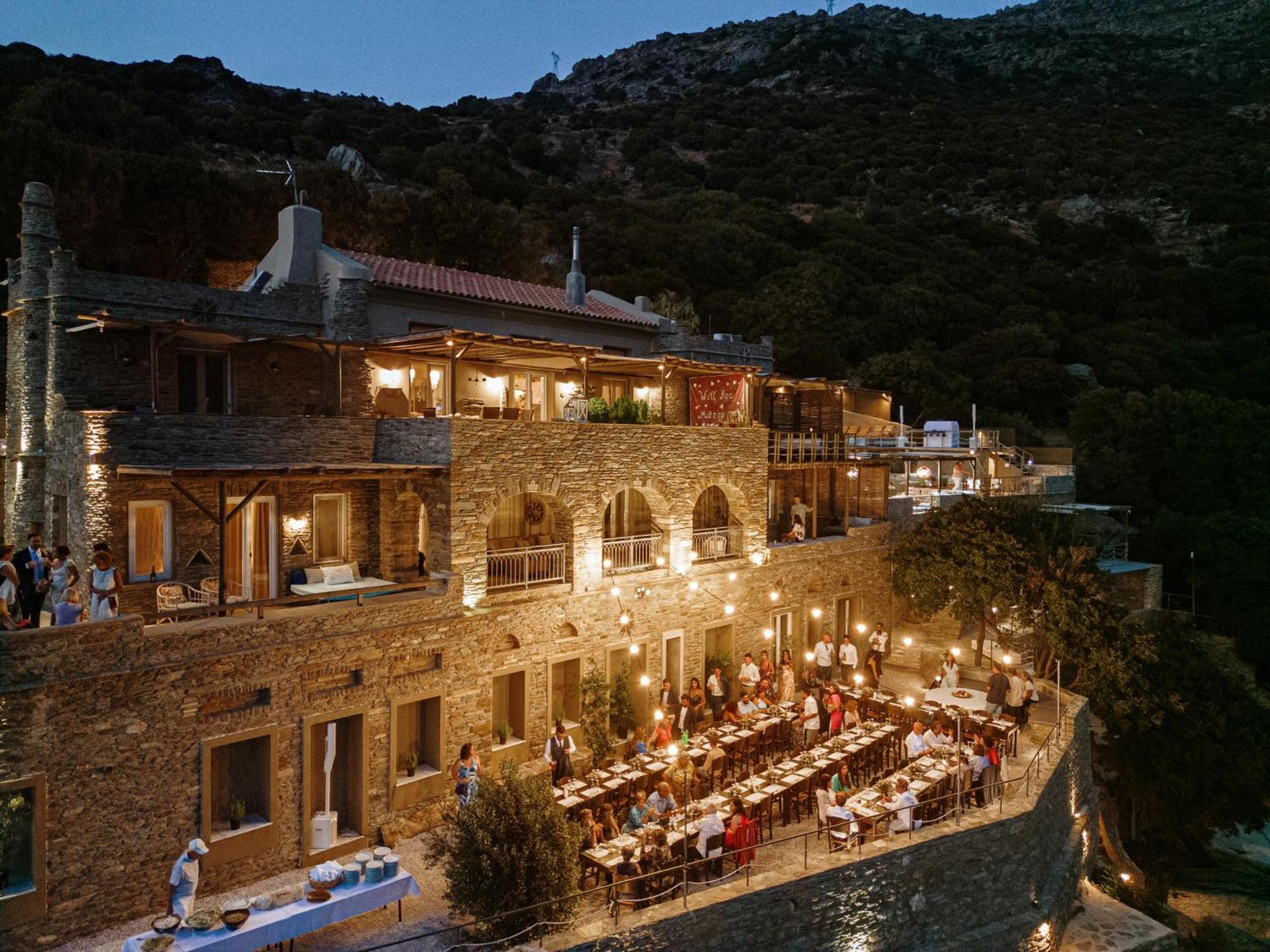 Agia EleousaAegean Castle Andros - Adults Only公寓式酒店 外观 照片