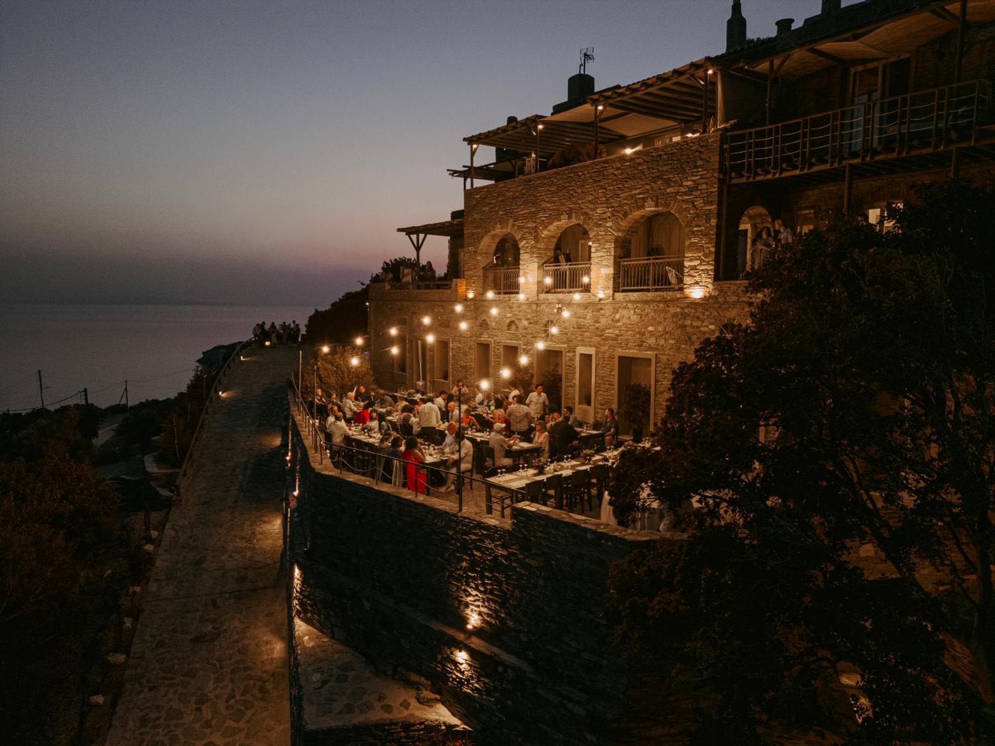 Agia EleousaAegean Castle Andros - Adults Only公寓式酒店 外观 照片