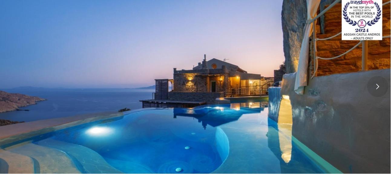Agia EleousaAegean Castle Andros - Adults Only公寓式酒店 外观 照片